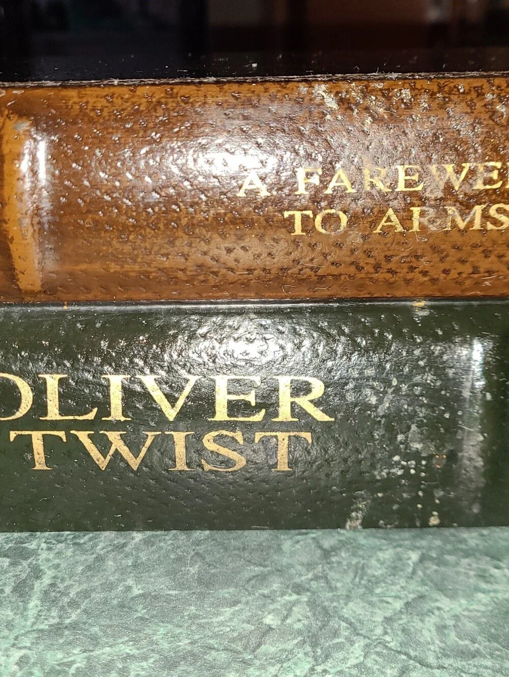 Vintage faux books wooden like storage box
